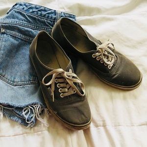 Grey Vans Gently Worn